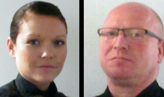 Steuben County sheriff's deputies Brooke Payne (L) and Todd Terwilliger (R) (Photo: Steuben County Sheriff's Office)