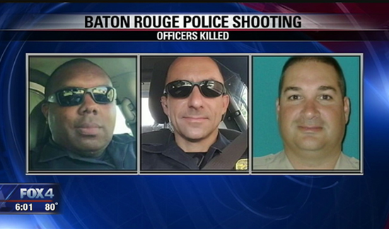 We would also like to recognize all of the Officers who have come from agencies from all over the State of Louisiana to provide support for the Baton Rouge Police Department. Your assistance and camaraderie has proven that we truly are all "family."