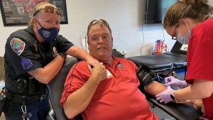 Law enforcement agencies compete in “Battle of the Badges” blood drive