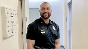 Manchester police officer praised for buying food for man after shoplifting incident