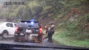 Virginia officer saves colleague from oncoming car