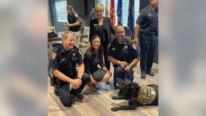 Back the Blue Award honors therapy dog program
