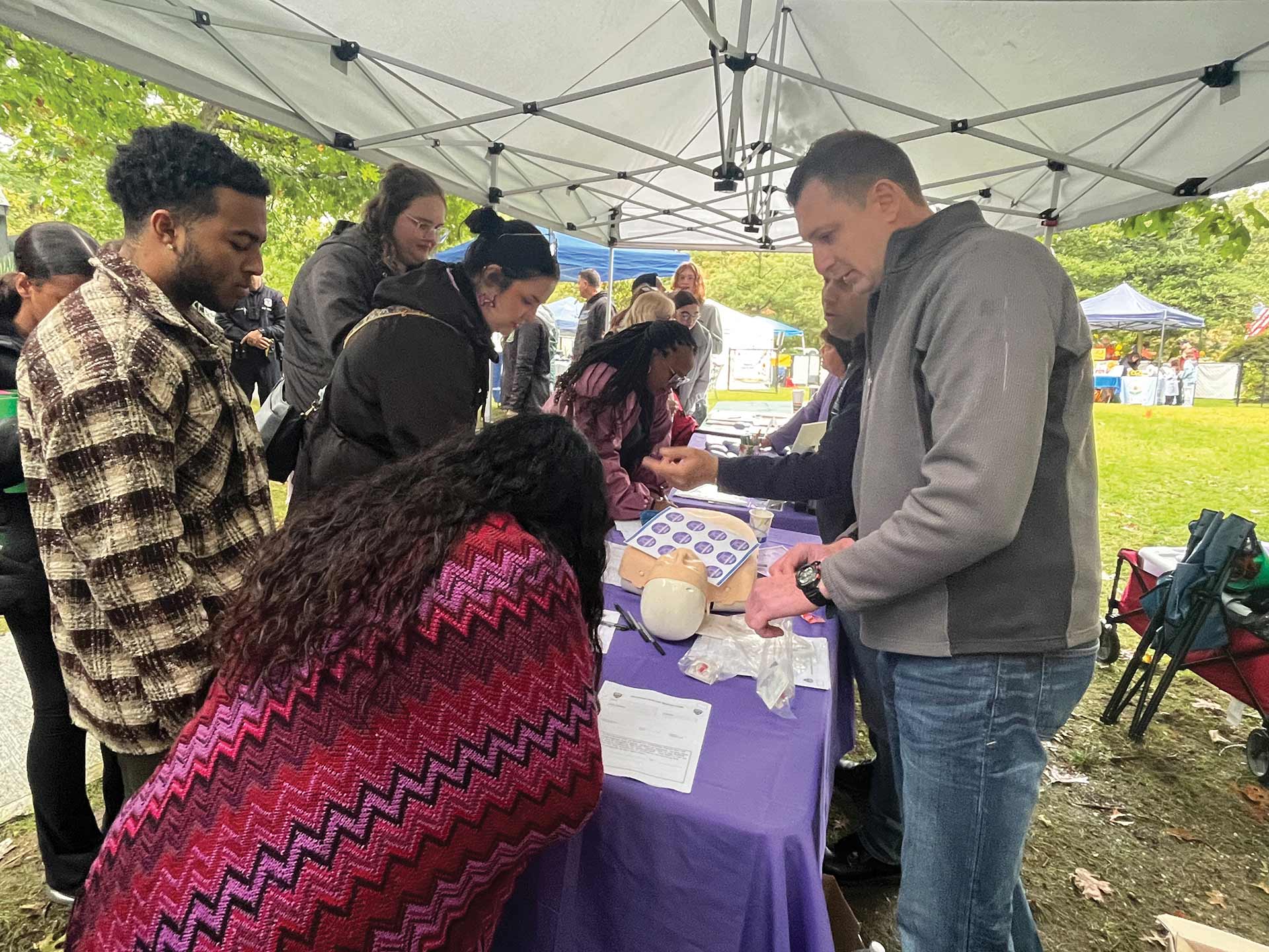 Suffolk County Police Department takes Narcan training on the road