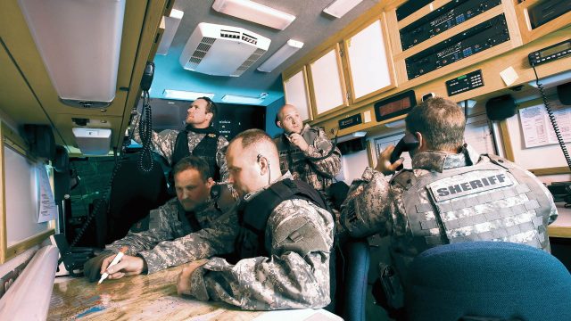 Labor leadership out in the field