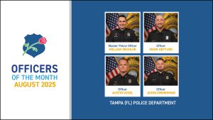 National Law Enforcement Officers Memorial Fund Announces August 2025 Officers of the Month