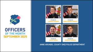 National Law Enforcement Officers Memorial Fund Announces September 2025 Officers of the Month