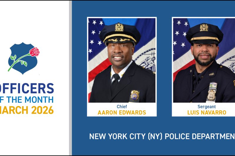 NLEOMF Fund announces March 2026 Officers of the Month
