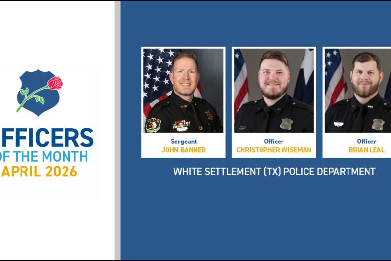 NLEOMF announces April 2026 Officers of the Month