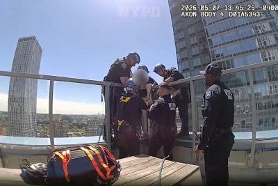 High-rise rescue in Brooklyn